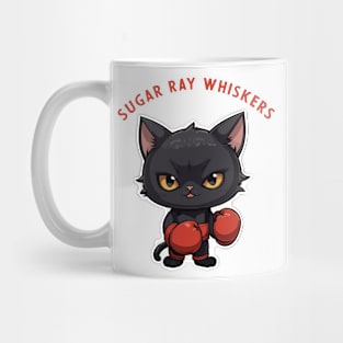sugar ray boxing cat Mug
